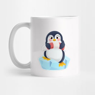 Cute Penguin First time Swimming Mug